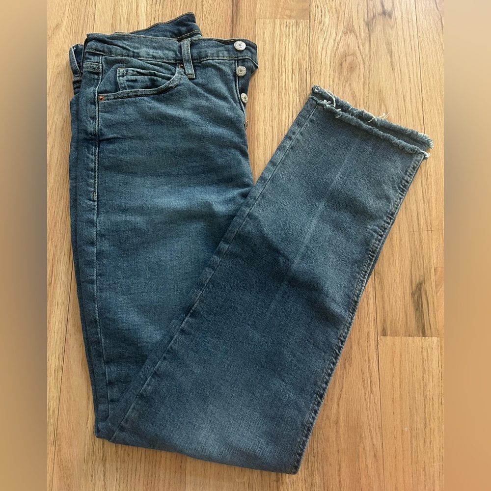 High Rise Straight Leg Jeans *Tall* NWOT
